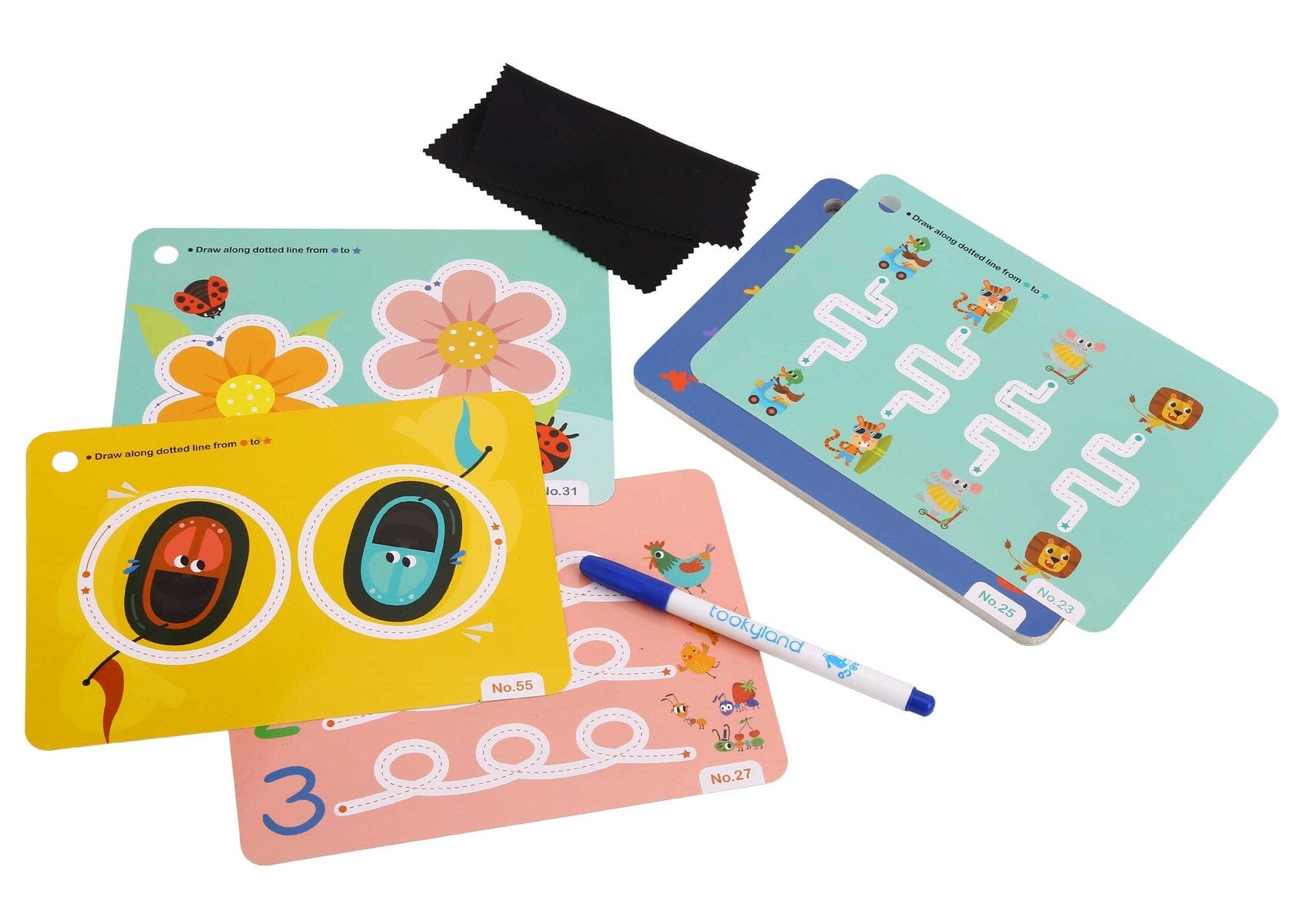 Let'S Trace-Tracing Lines&Trails Flash Cards