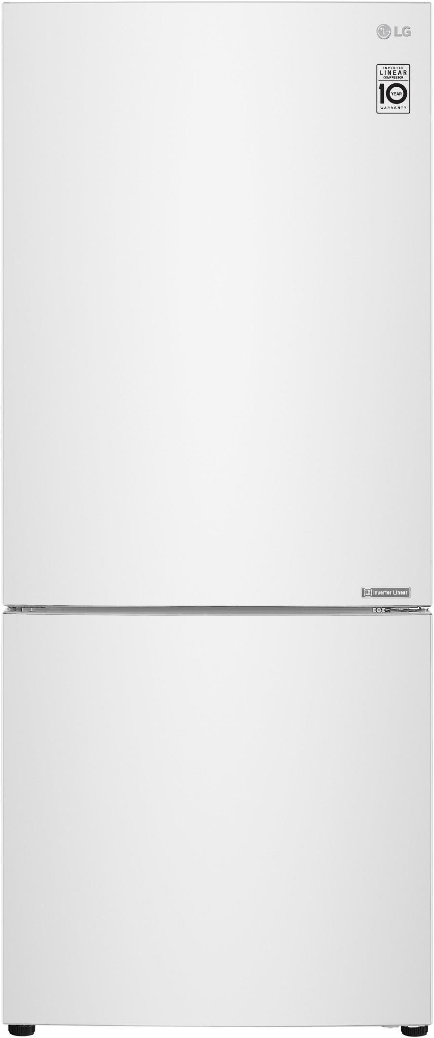 Lg 420l bottom mount fridge (white) Simple deals