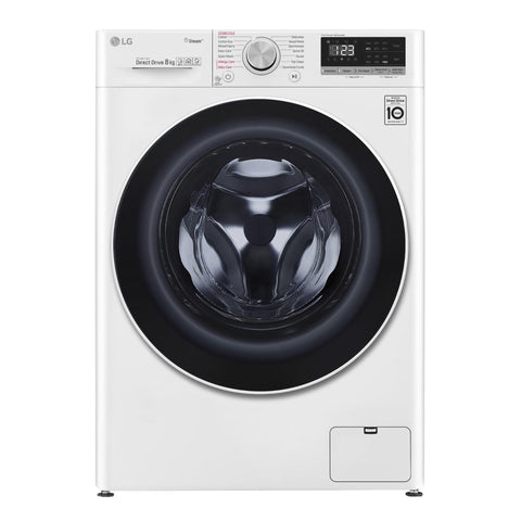 LG 8KG AI DIRECT DRIVE FRONT LOAD WASHER WITH STEAM
