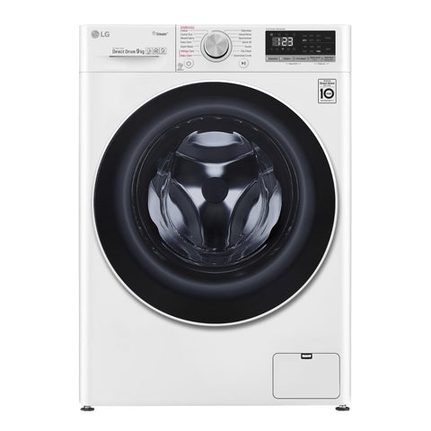 Lg 9kg ai direct drive front load washer with steam