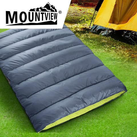 Sleeping Bag Lightweight Outdoor Camping Double Sleeping Bags Hiking Grey