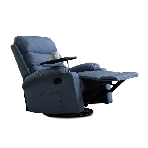 Lounge Sofa Armchair 360 Swivel Blue