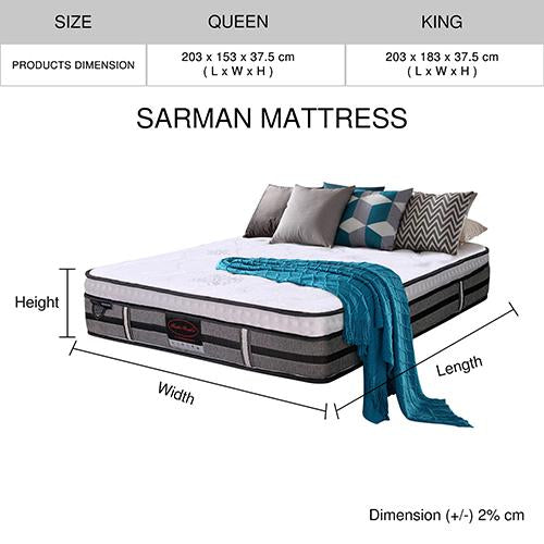Mattresses luxurious DuoCoil Mattress Queen Size