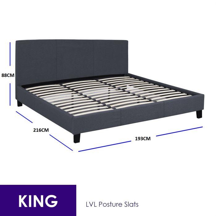 King Luxury Bed with Headboard