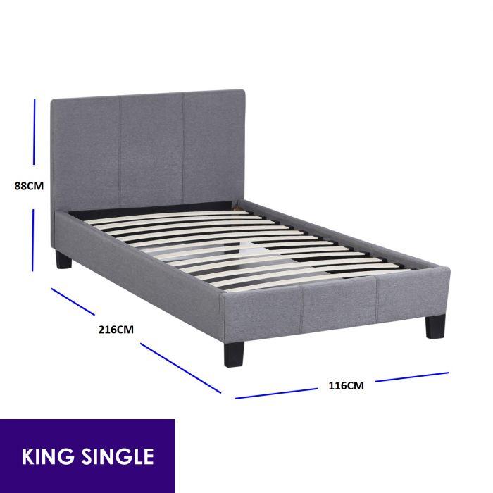 King Single Luxury Bed with Headboard