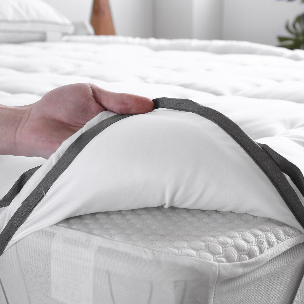 bedding Luxury Bedding Pillowtop Mattress Topper Mat Pad Protector King Single