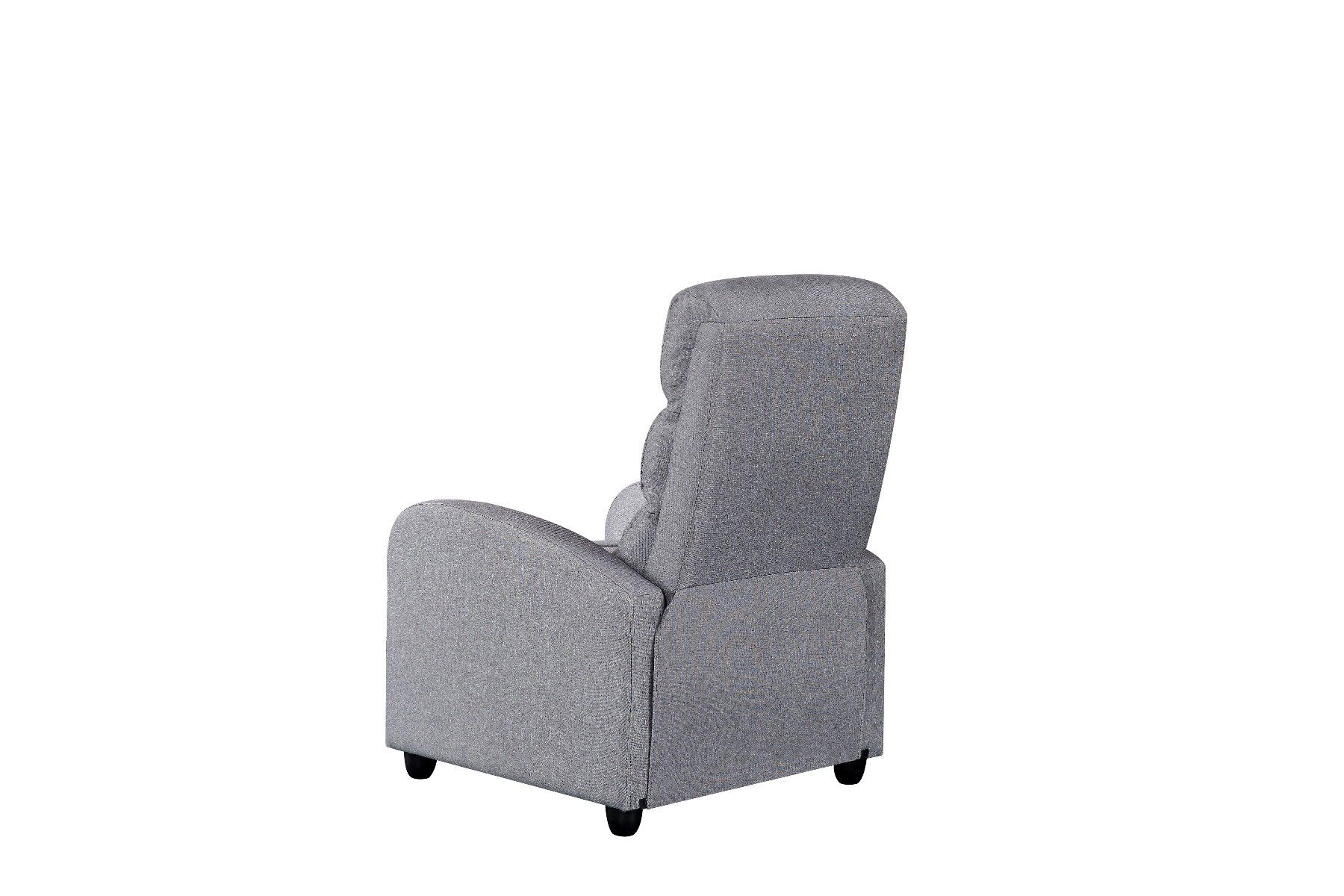 Bar Stools & Chairs Luxury Fabric Recliner Chair - Grey