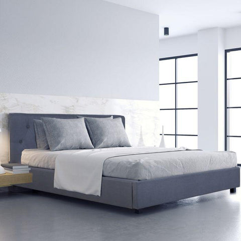 Luxury Gas Lift Bed With Headboard