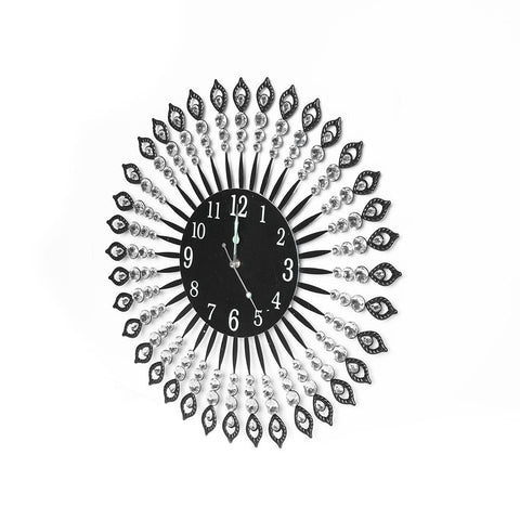 Luxury Modern Wall Clock Black