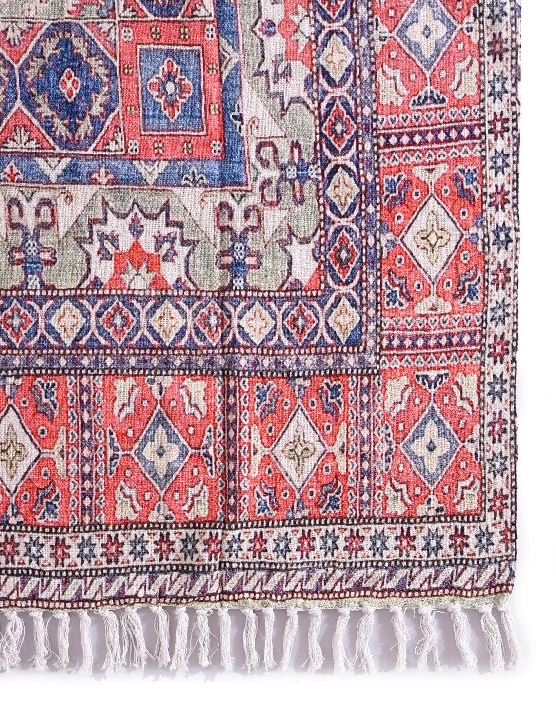 Luxury Rustic Cotton Wool Throw Blanket for Home Decor, Large Picnic Throw Rug