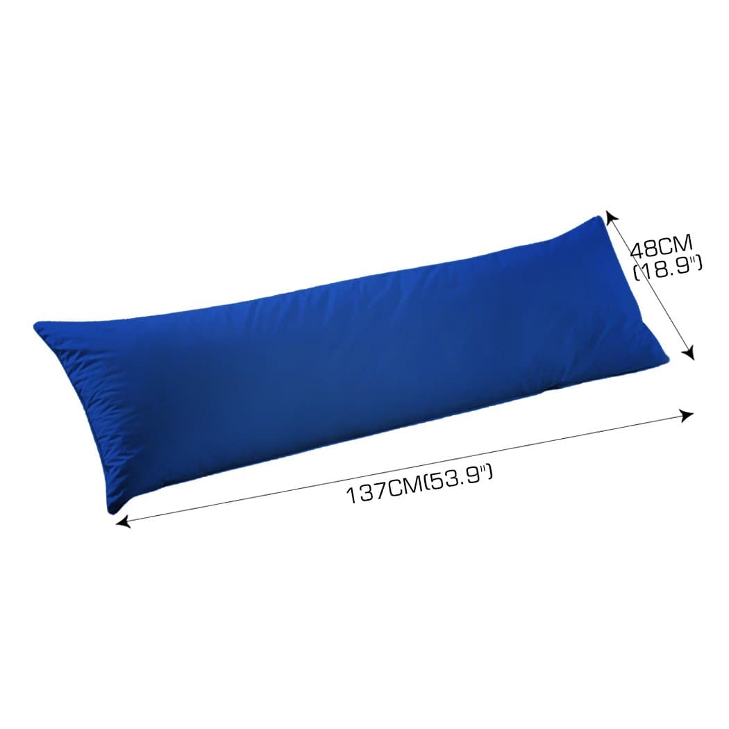 maternity supplies Luxury Slip Cotton Maternity Pregnancy Pillow 137Cm Navy