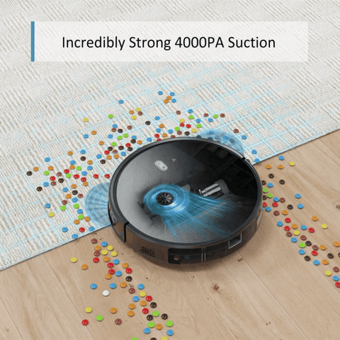 M1 Robot Vacuum Cleaner & 4000Pa Adjustable Suction Power