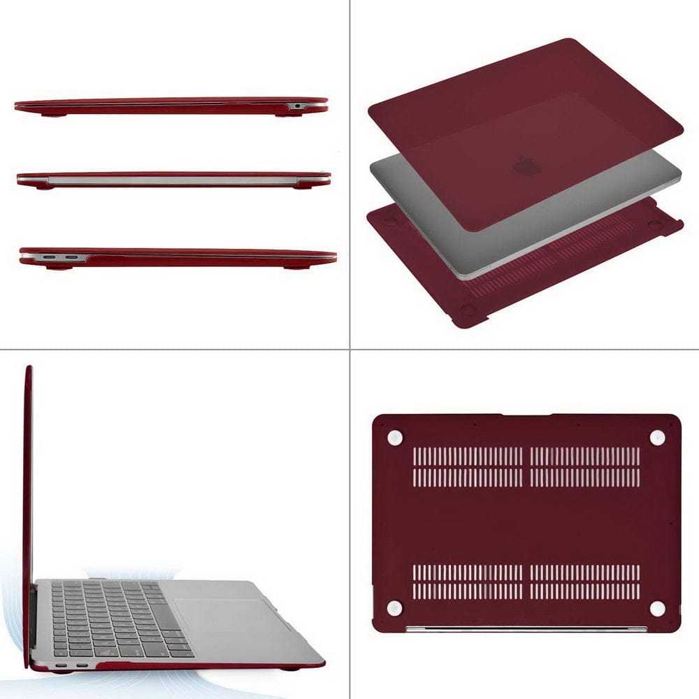 Macbook Air 13 Inch Case Shell Case Keyboard Cover Wine Red