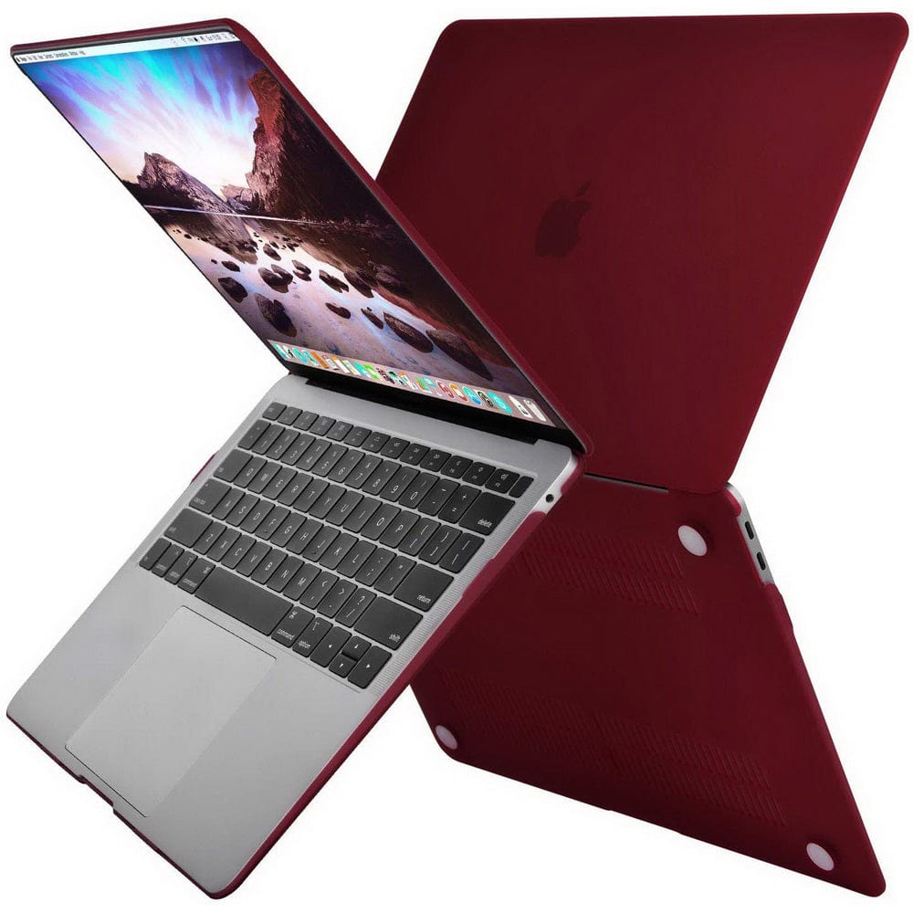 Macbook Air 13 Inch Case Shell Case Keyboard Cover Wine Red