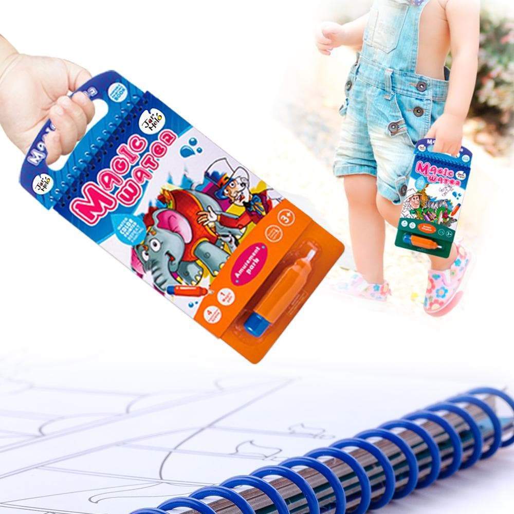 toys for above 3 years above Magic Water Coloring Pad - Amusement Park
