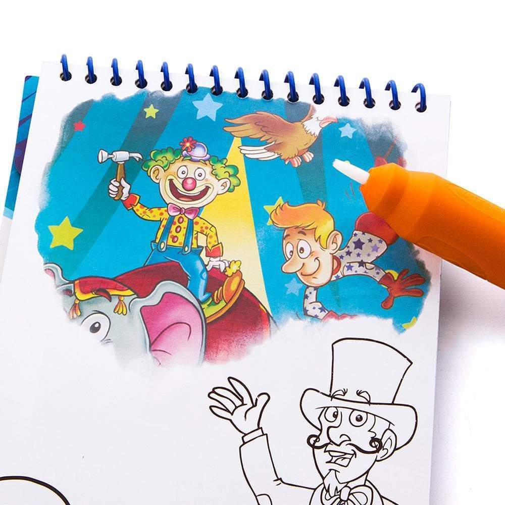 toys for above 3 years above Magic Water Coloring Pad - Amusement Park