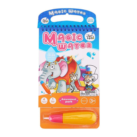 toys for above 3 years above Magic Water Coloring Pad - Amusement Park