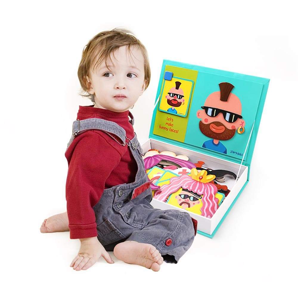 toys for infant Magnet Play Box - Crazy Faces
