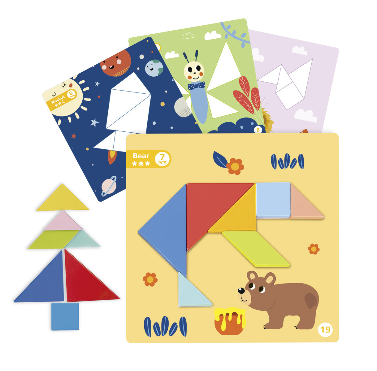 Magnetic Tangram Play