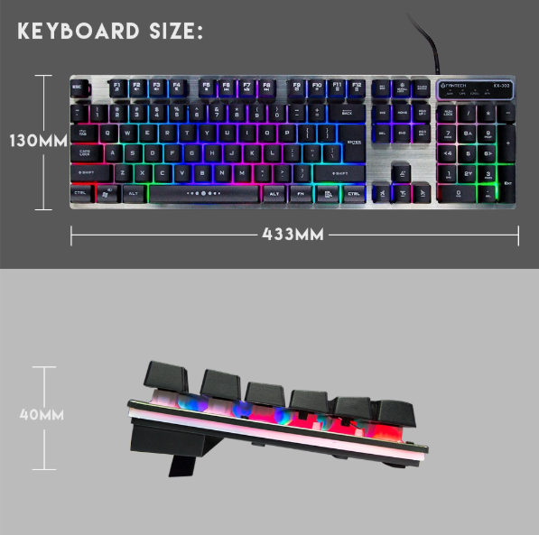 electronics Major Gaming Keyboard and Mouse Combo