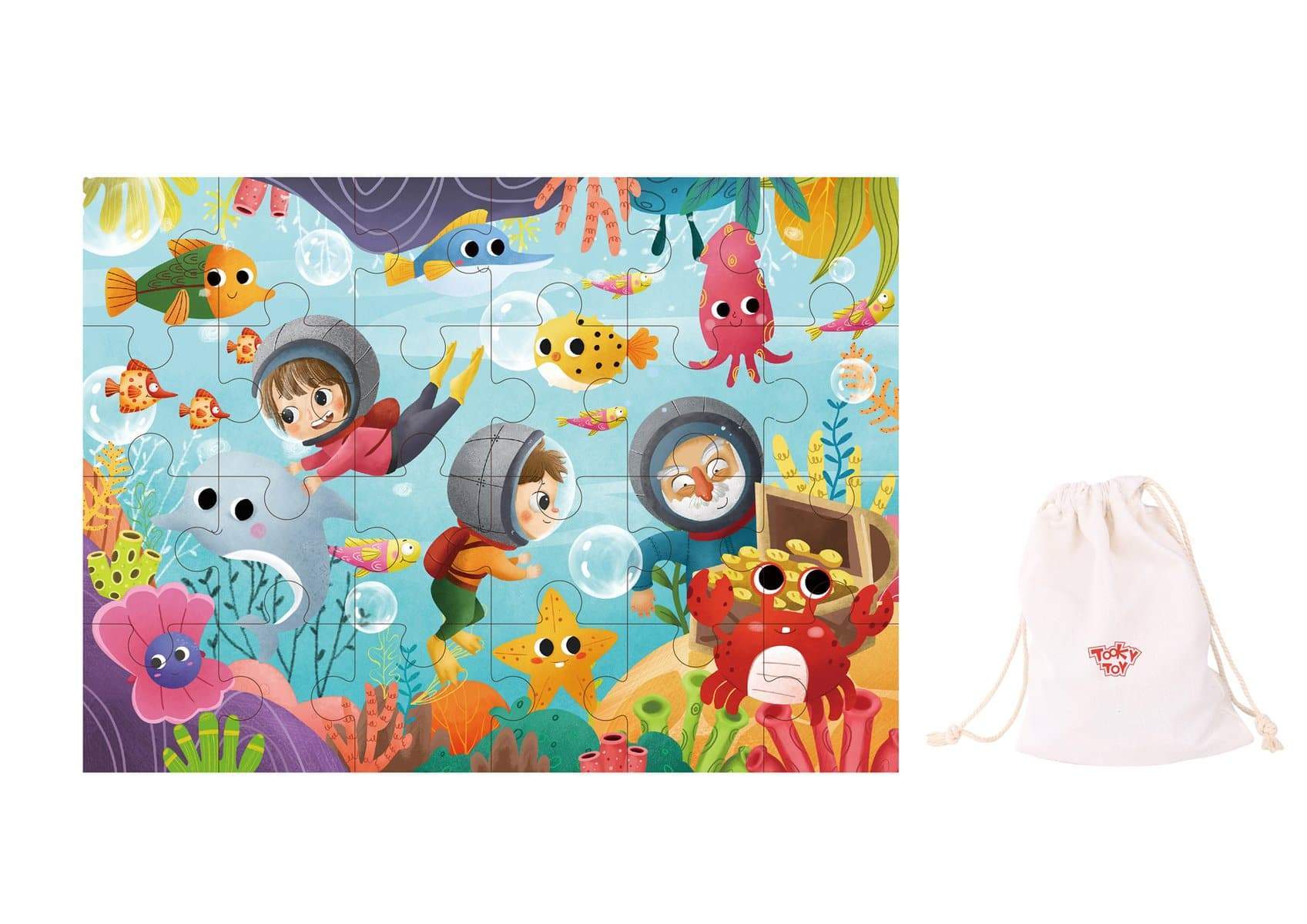 toys for above 3 years above Marine Exploration Jigsaw Puzzle 24Pcs