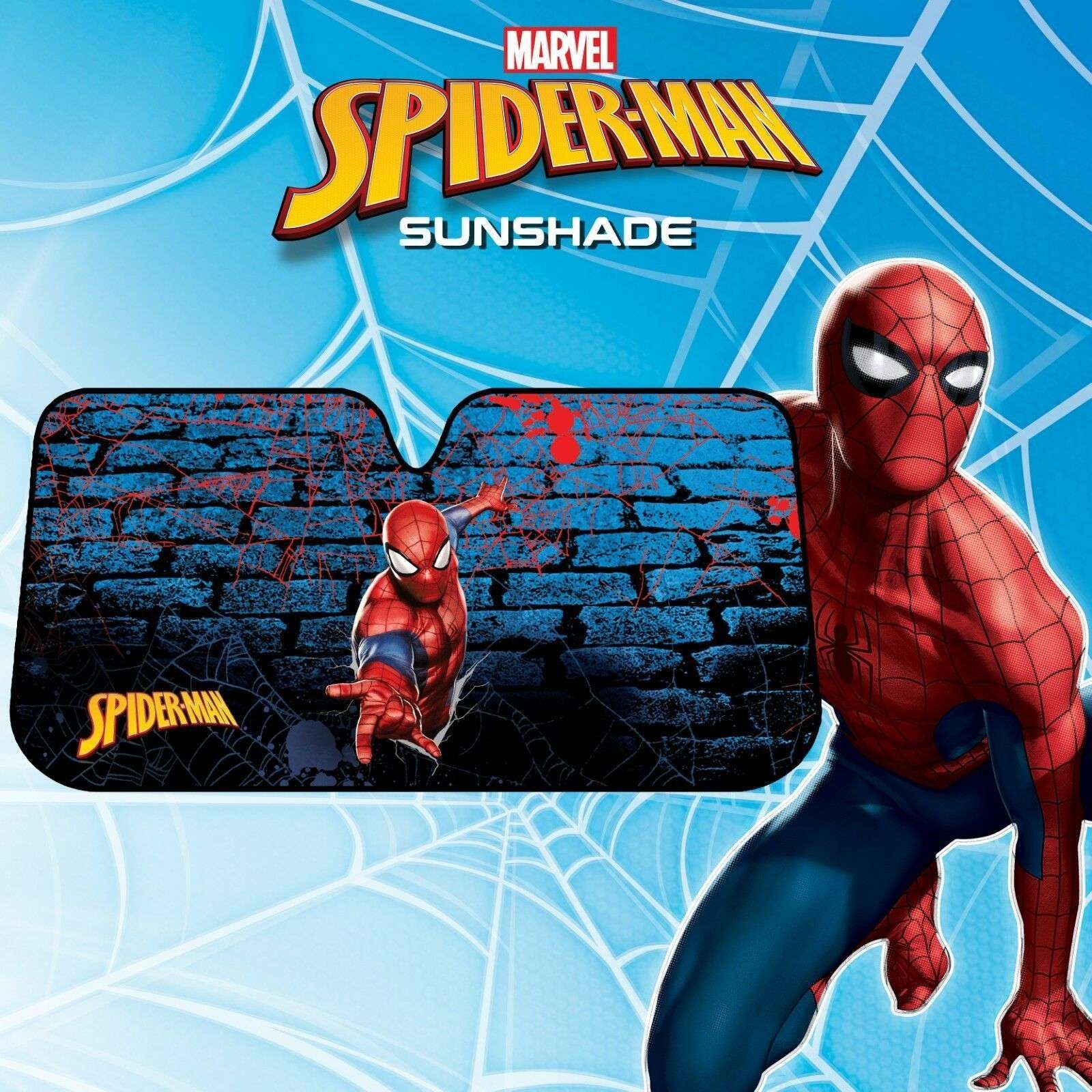 Auto Accessories Marvel Avengers Sun Shade [150cm x 70cm] - SPIDER-MAN