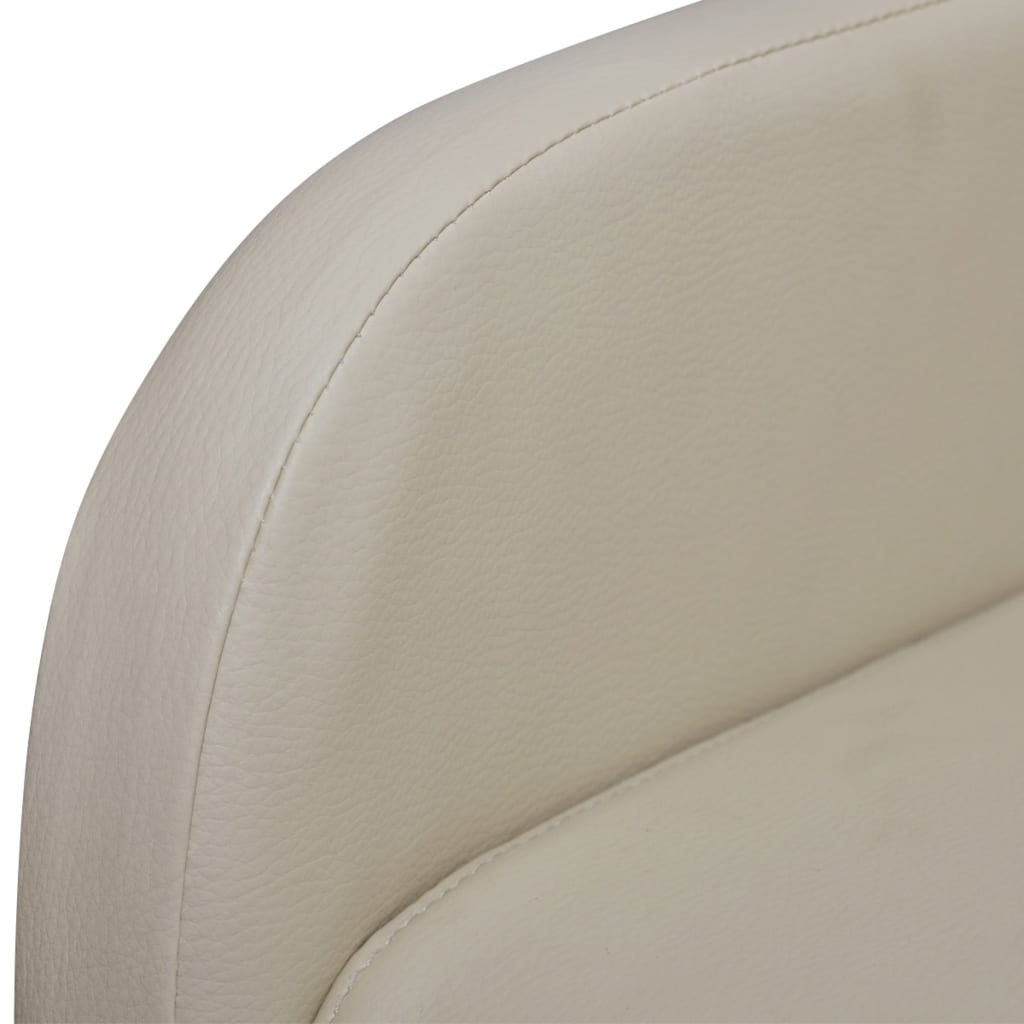 Massage Chair Cream Leather
