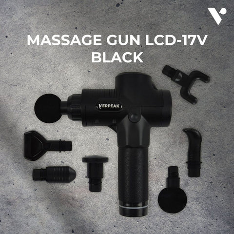 Massage Gun - Lcd - 17V (Black) Vp-Mg-100