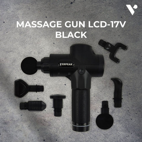 Massage Gun - LCD - 17V (Black) VP-MG-100