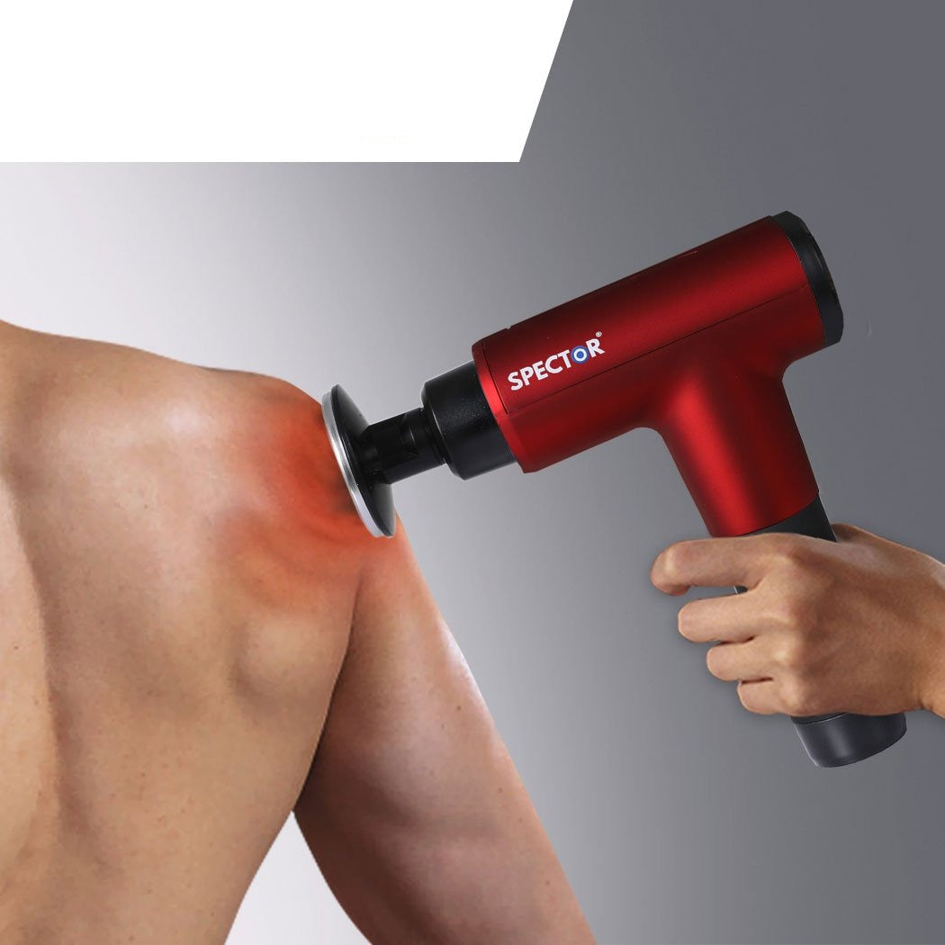 health fitness&sport Massager Gun 8 Head Red