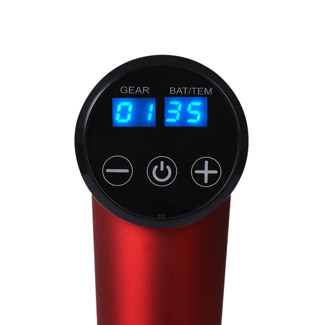 health fitness&sport Massager Gun 8 Head Red