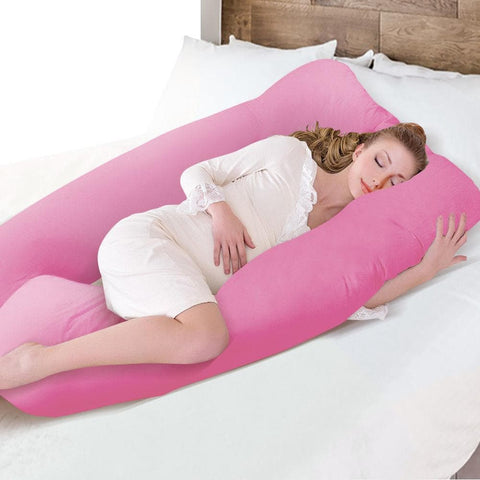 Maternity Pregnancy Pillow Cases Pink