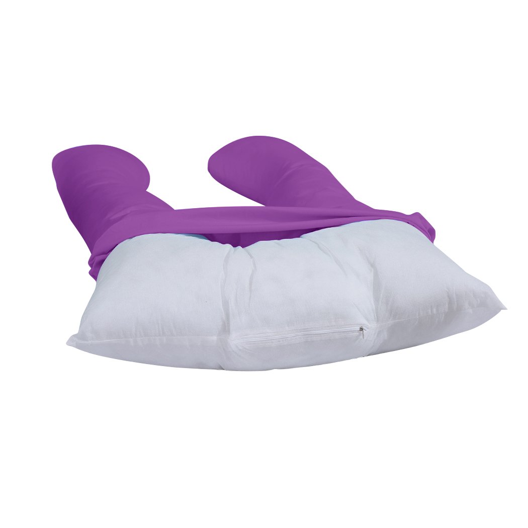 Bedding Maternity Pregnancy Pillow Cases Purple