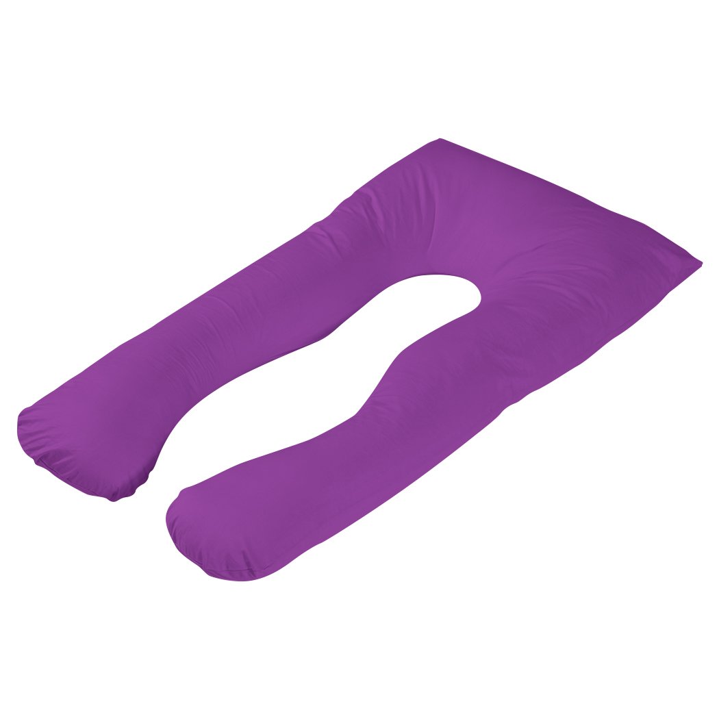 Bedding Maternity Pregnancy Pillow Cases Purple