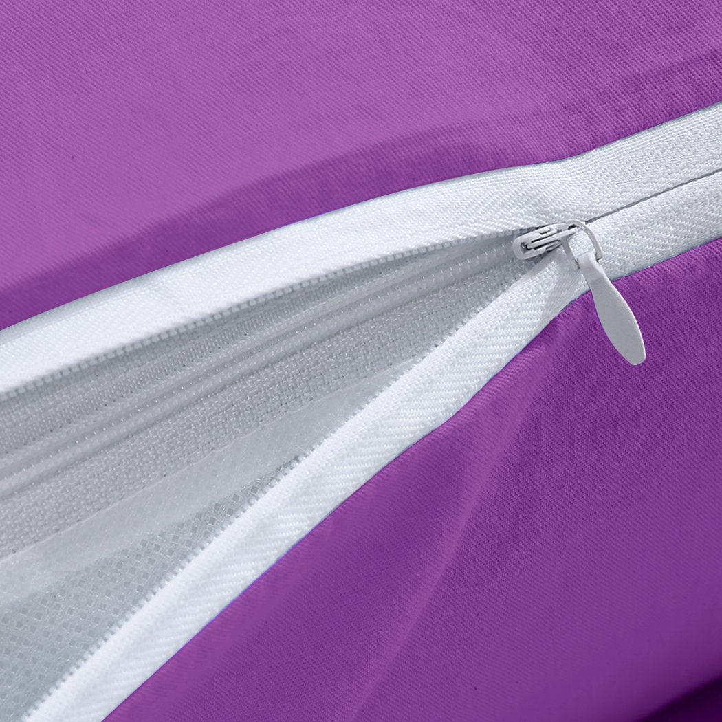 Bedding Maternity Pregnancy Pillow Cases Purple