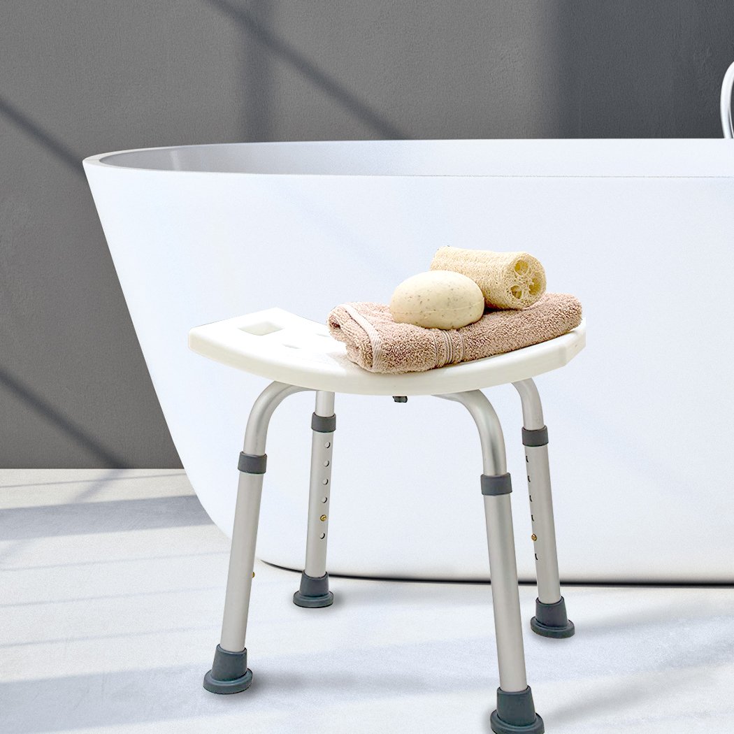 beauty products Medical Shower Chair Soft Pad Adjustable Height Bath Tub Bench Stool Seat AU HOT
