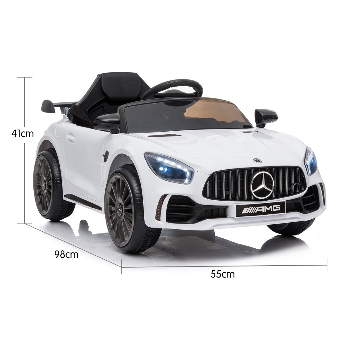 outdoor toys Mercedes Benz Licensed Kids Electric Ride On Car Remote Control White
