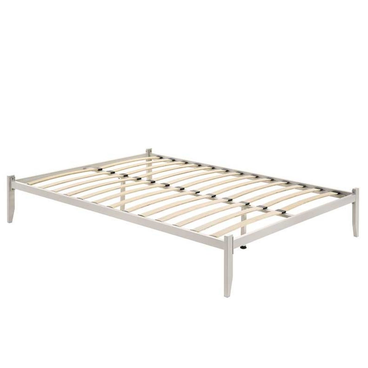 Bedroom Metal Bed Base Frame White - King