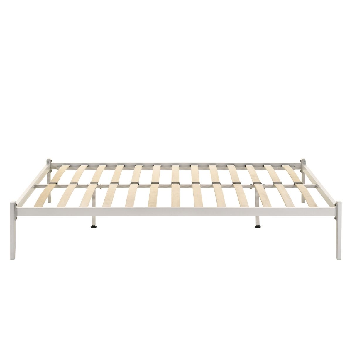 Bedroom Metal Bed Base Frame White - King Single