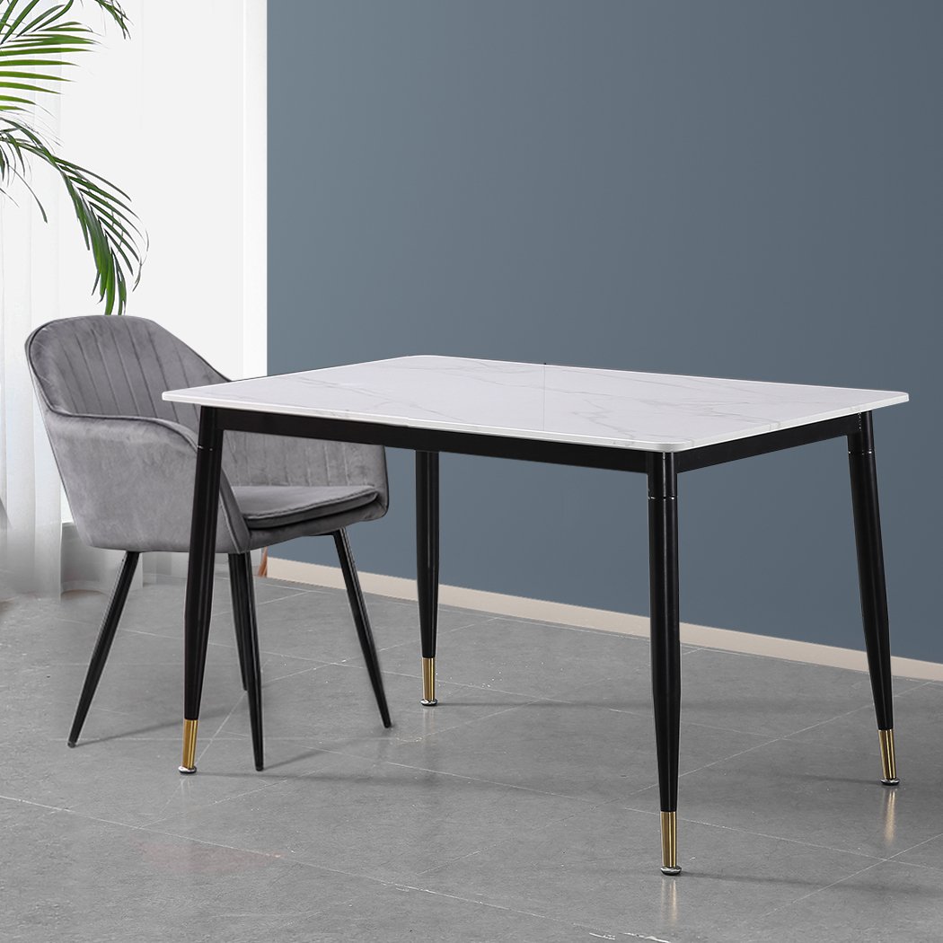 dining table Metal Dining Table Legs Steel White