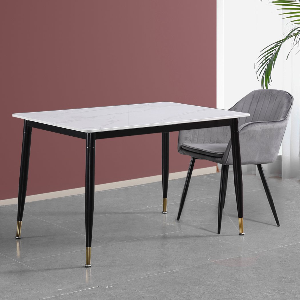 dining table Metal Dining Table Legs Steel White