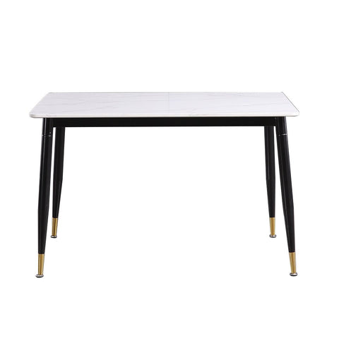 Metal Dining Table Legs Steel White