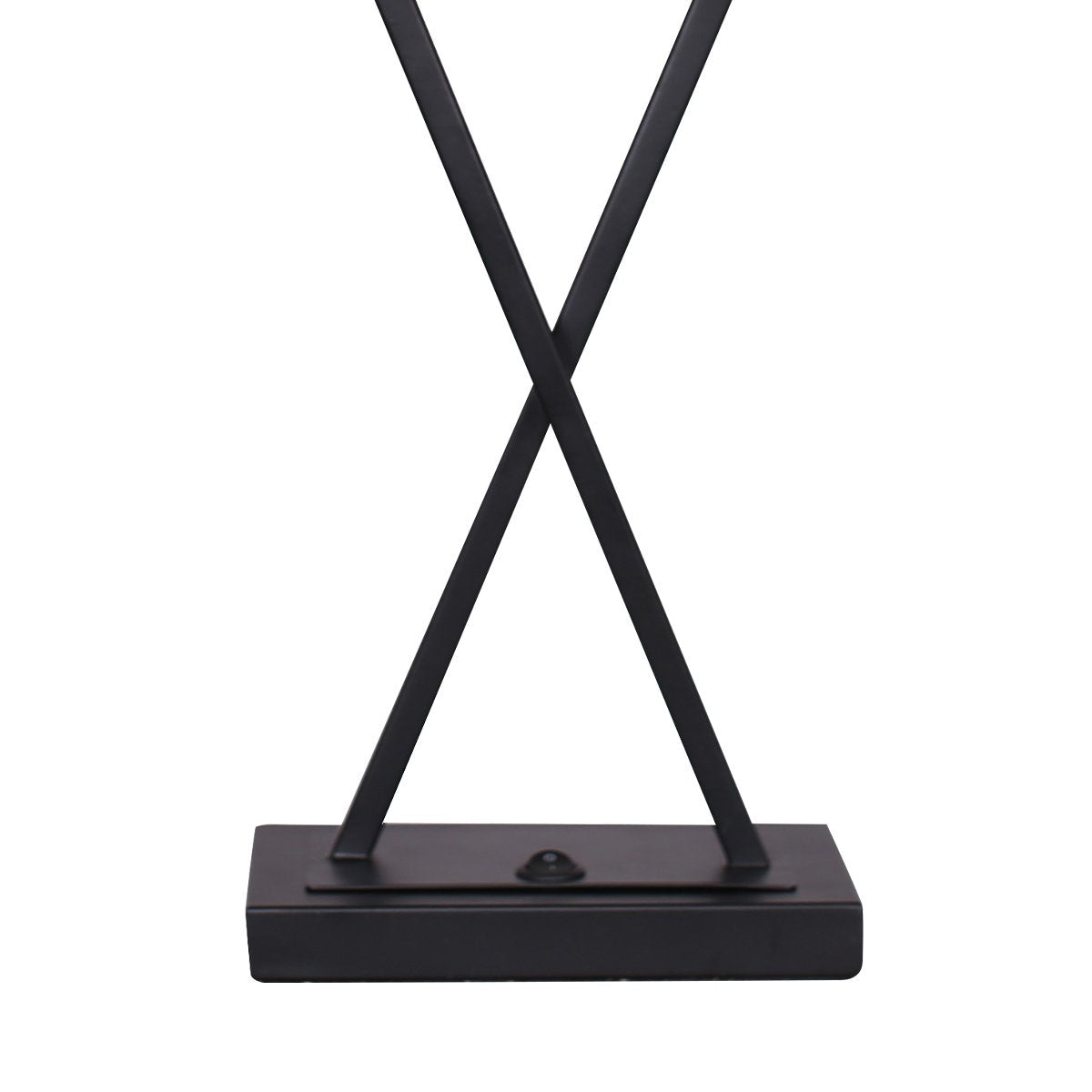 Metal Table Lamp with X Stand