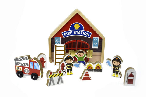 toys for infant Metallatch Playset-Firestation