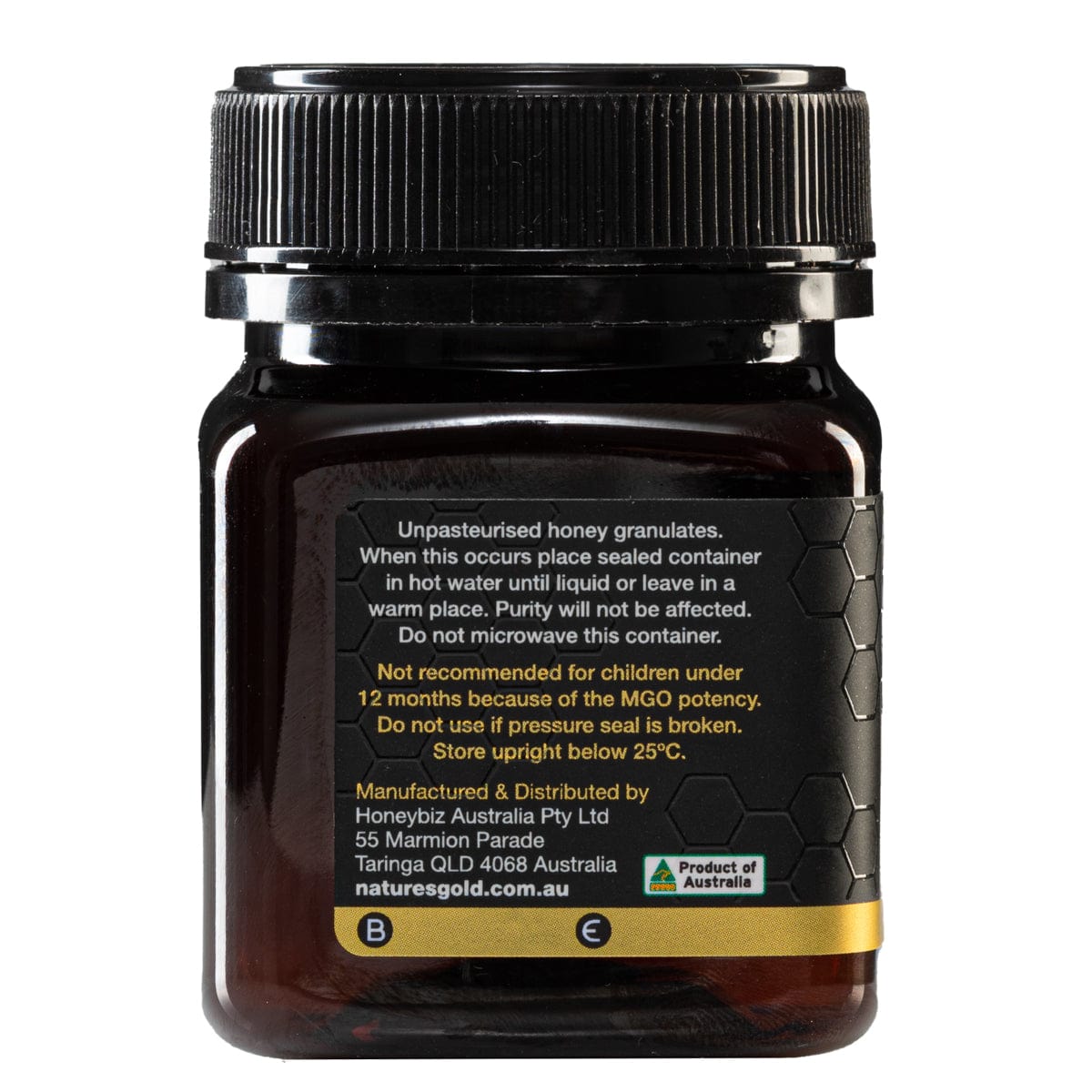 MGO 30 -100% RAW AUSTRALIAN MANUKA HONEY - Ideal to use as a natural sweetener or table honey. SALE 15% OFF