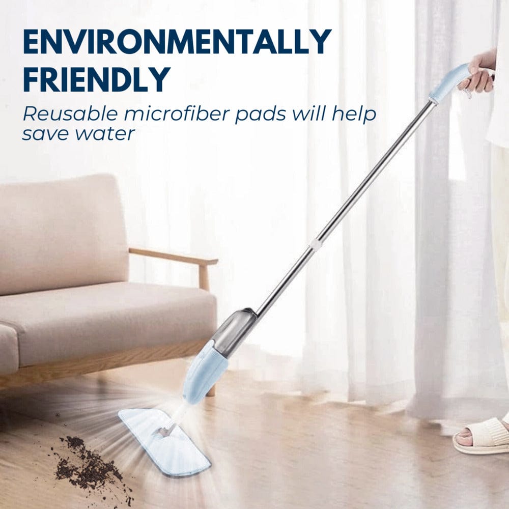 Micro-fibre Spray Mop Set with 1 Pad (Blue)