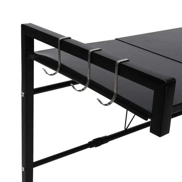 kitchen supplies Microwave Oven Shelf Kitchen Organiser Black