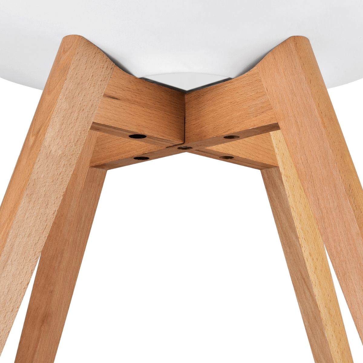 Dining Mid-Century Design Dining Chair Set of 2-White