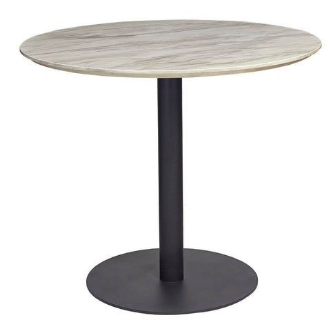 Dining Mid-Century Design Round Dining Table- black