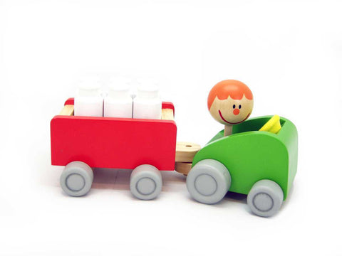 toys for infant Milk Bottle Bowling Tractor